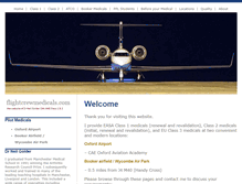 Tablet Screenshot of flightcrewmedicals.com